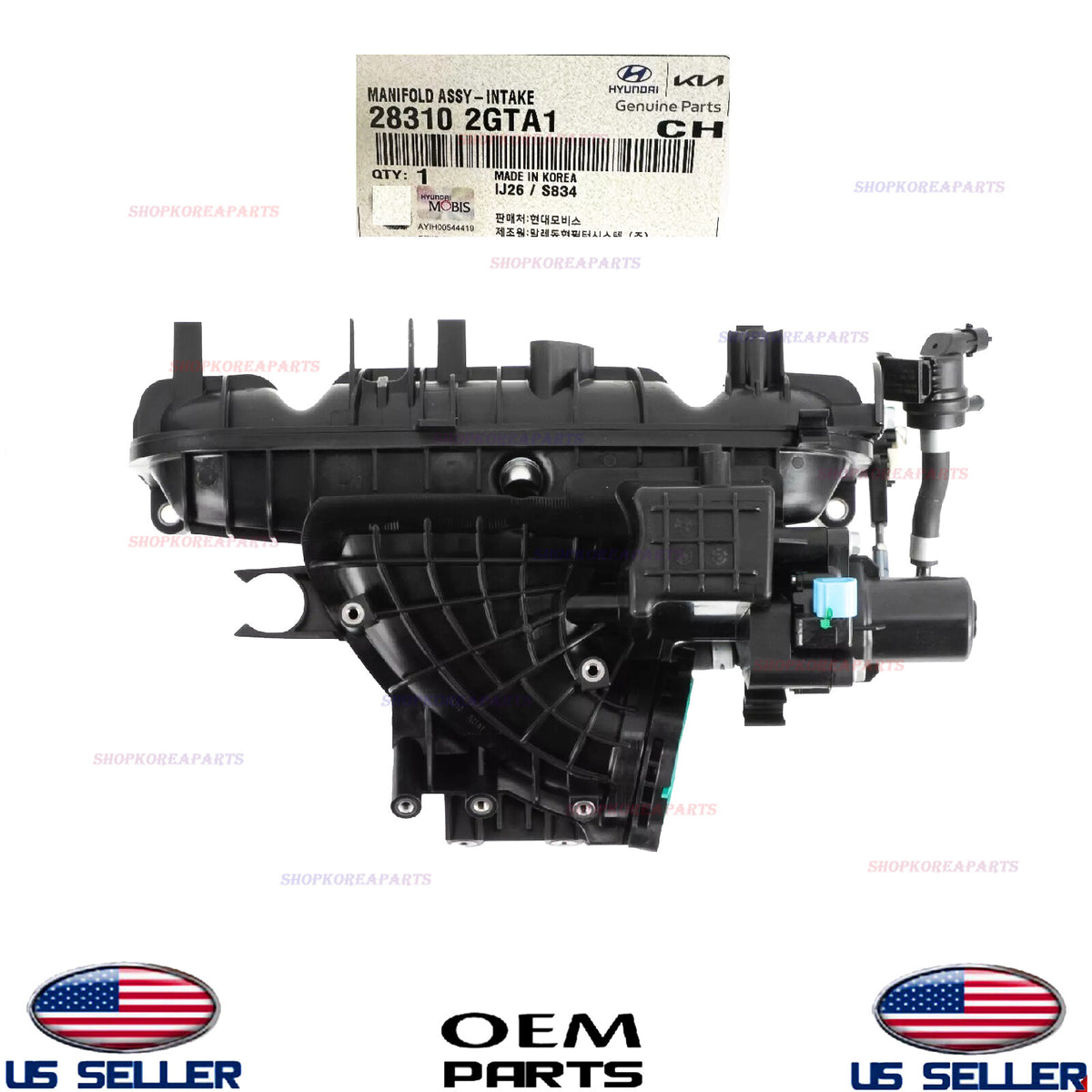 GENUINE Intake Manifold 2015-22 Sonata Santa Fe Optima Sorento Sportage 2.0L