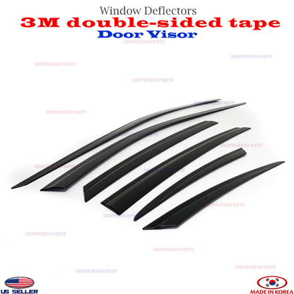 Door Visor Vent Shade Rain Window Guard fits for Hyundai Sonata 2020-2026⭐6pcs⭐