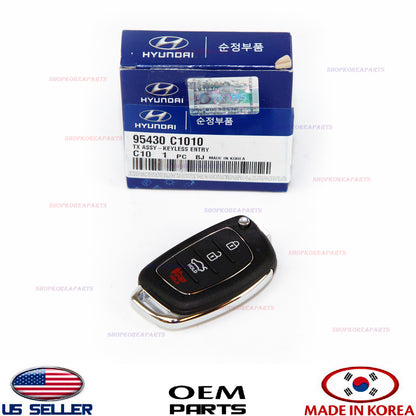 FOLDING KEY REMOTE CONTROL REMOTE TRANSMITTER GENUINE!! SONATA 15-17 95430C1010