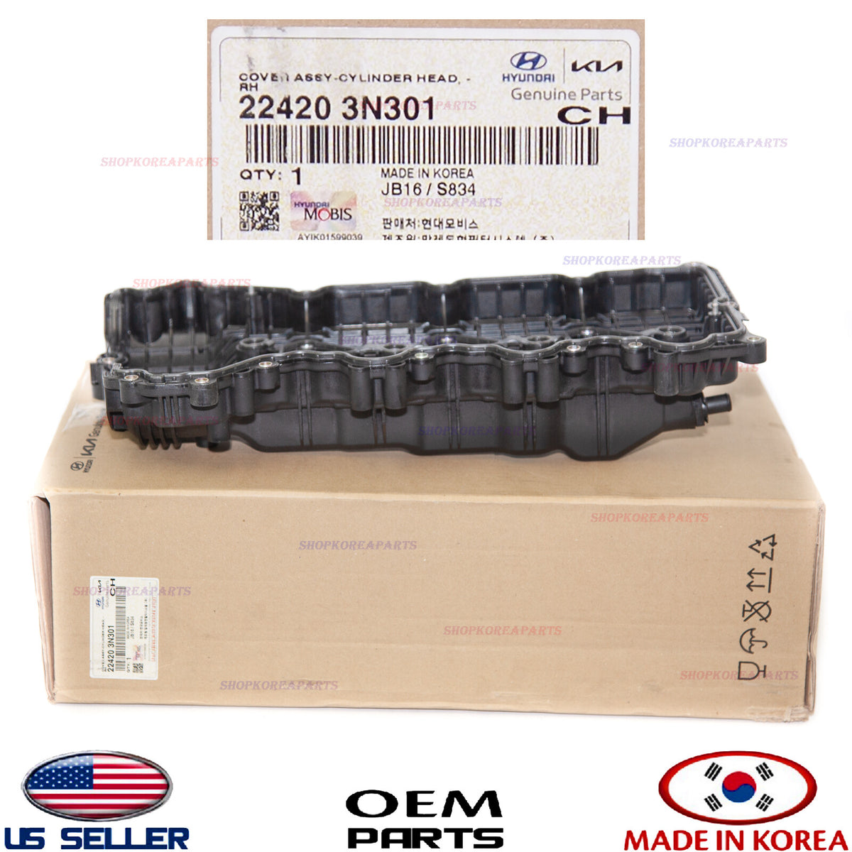 GENUINE Engine Cylinder Head Valve Cover RIGHT ⭐OEM Kia Carnival 3.5L V6 2022-26