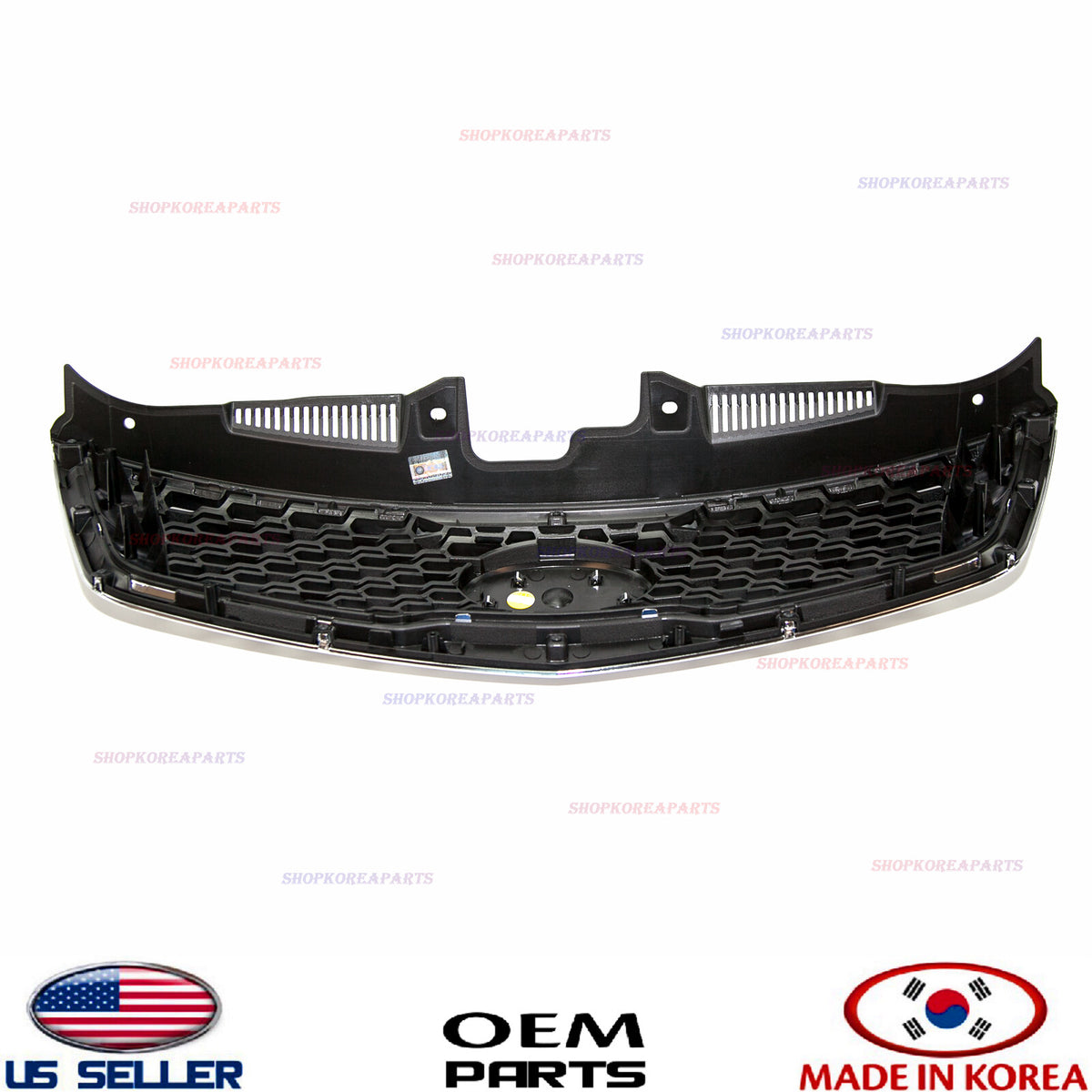 GENUINE Front Bumper Radiator Grille Chrome OEM Kia Forte Sedan 2011-2013
