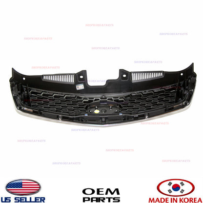 GENUINE Front Bumper Radiator Grille Chrome OEM Kia Forte Sedan 2011-2013
