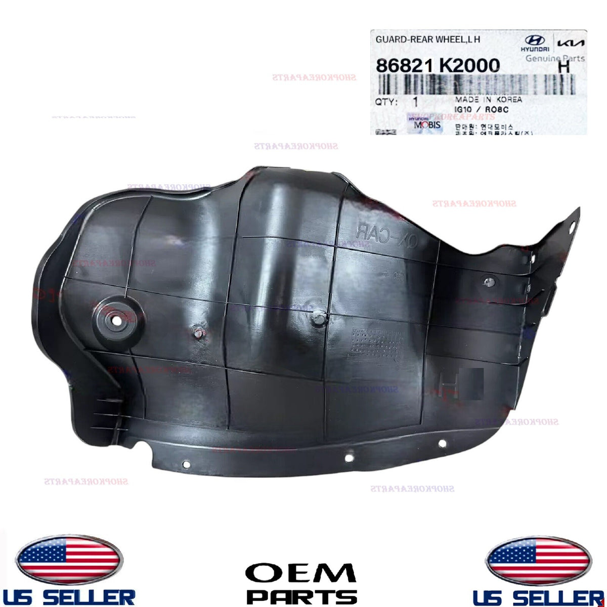 GENUINE OEM REAR Left Driver Side Wheel Guard Liner 2020-2025 Hyundai Venue