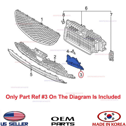 GENUINE Front Bumper Lower Grille Mounting LEFT Driver Side ⭐ GV70 Sport 2022-25