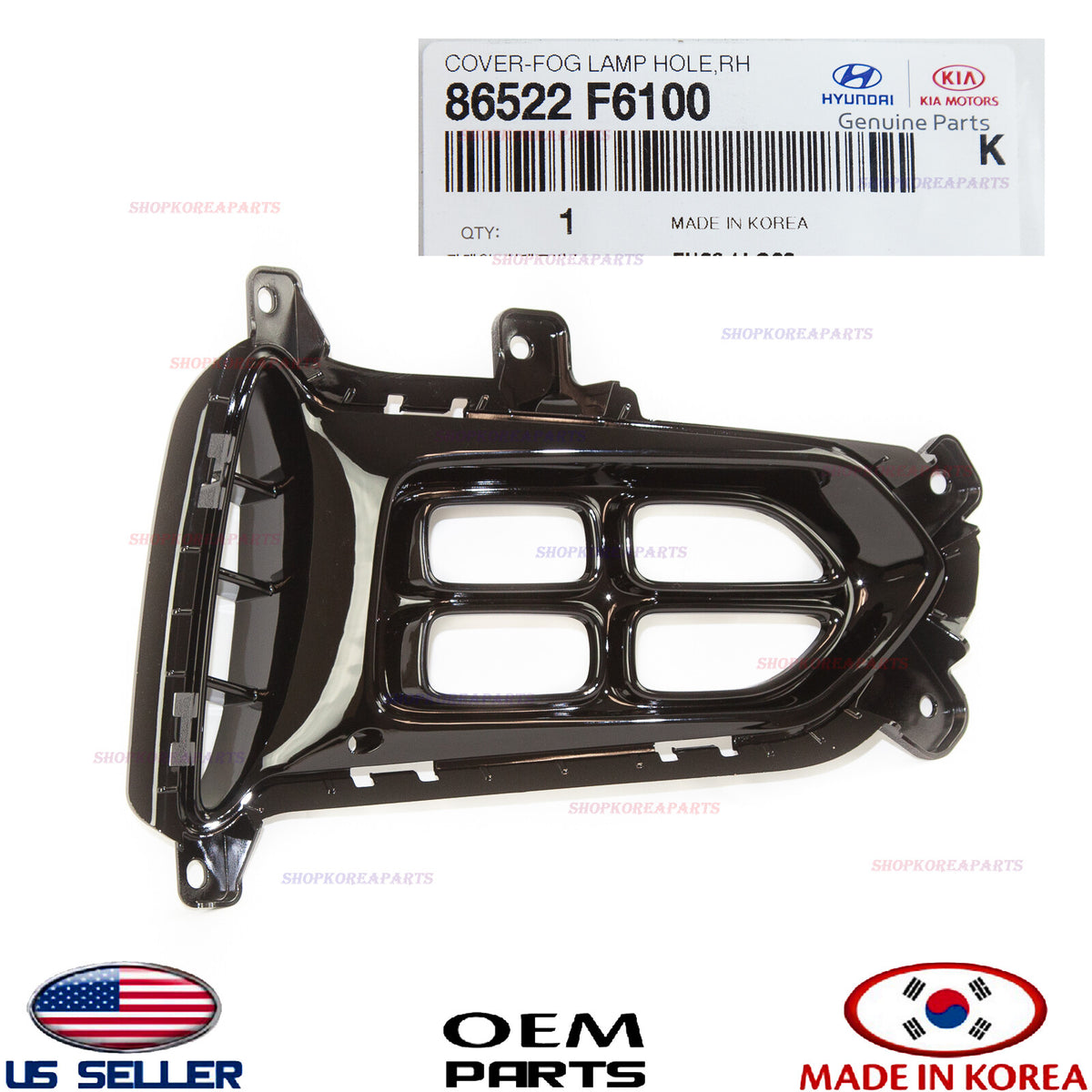 GENUINE Front Bumper Fog Lamp Cap Cover RIGHT Passenger Side ⭐OEM⭐ CADENZA 17-19