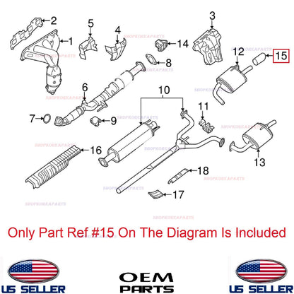 GENUINE Exhaust Tailpipe Extension Chrome Tip ⭐OEM⭐ Nissan Altima 2.5L 2007-2018