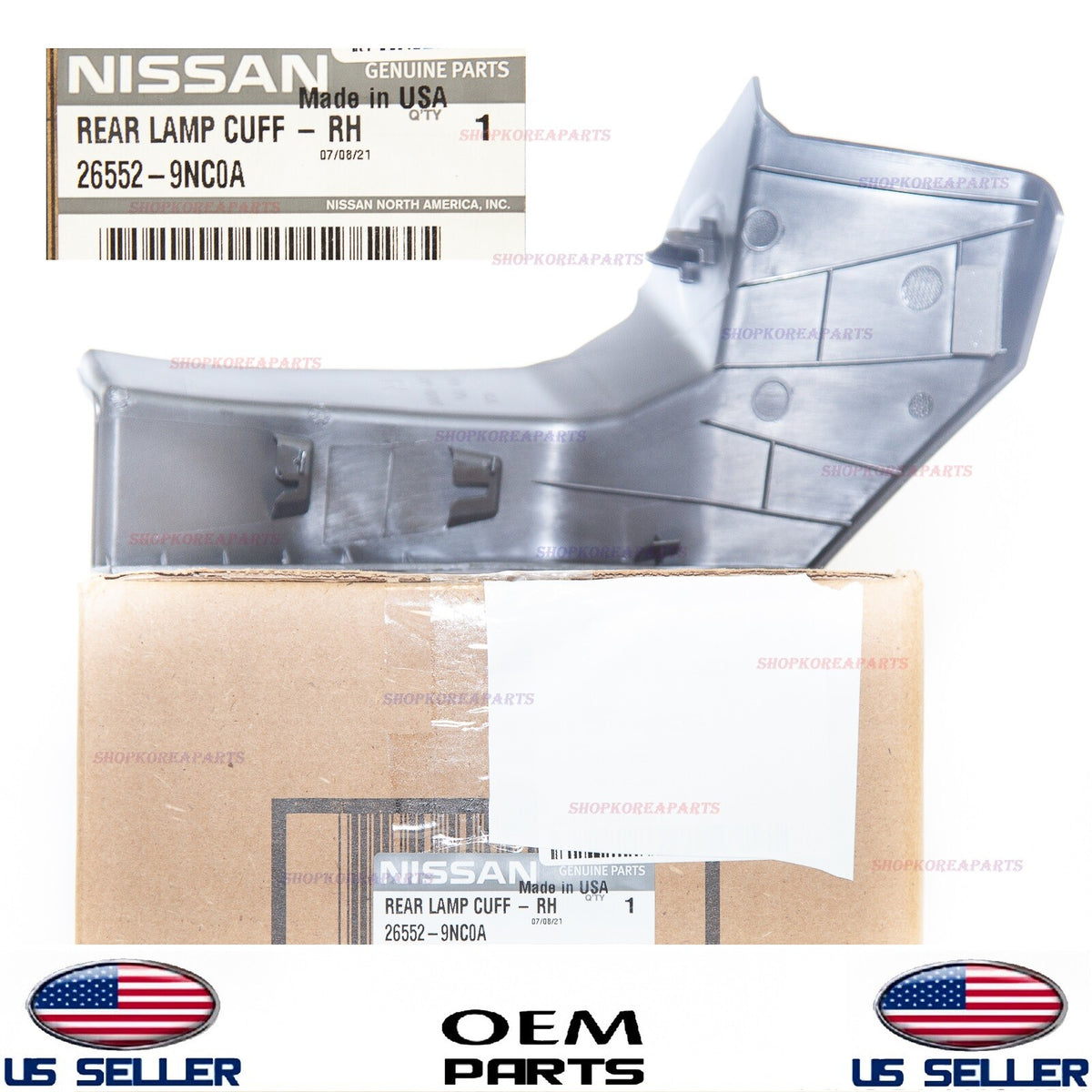 GENUINE Inside Cover Tail Light Right Passenger Side ⭐OEM⭐ Infiniti QX60 2016-20