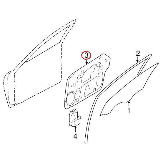 GENUINE Power Window Regulator Front LEFT Driver Side ⭐OEM⭐ KIA OPTIMA 2014-2015