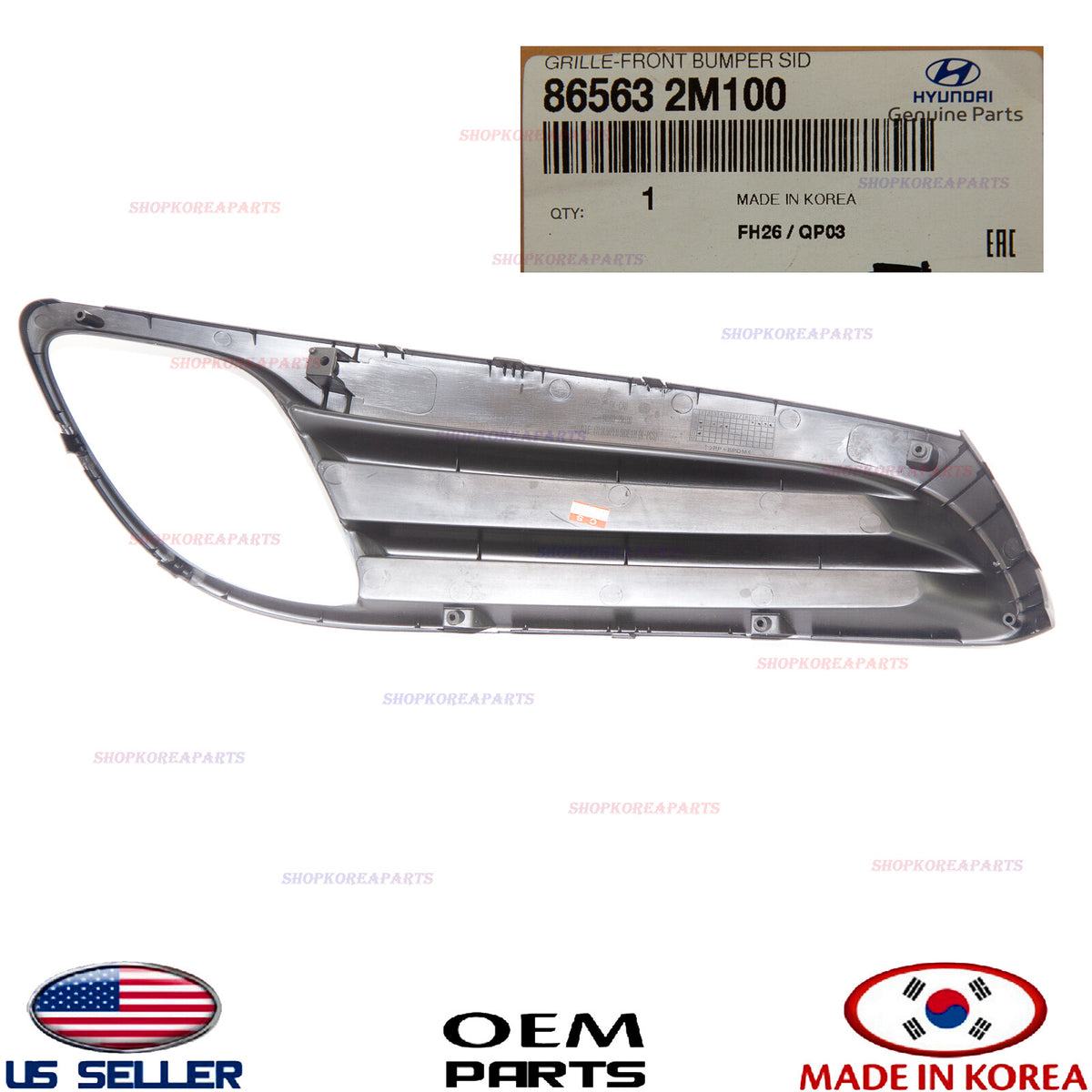 GENUINE Front Bumper Fog Lamp Bezel Cover LEFT ⭐OEM⭐ Genesis Coupe 2010-2012
