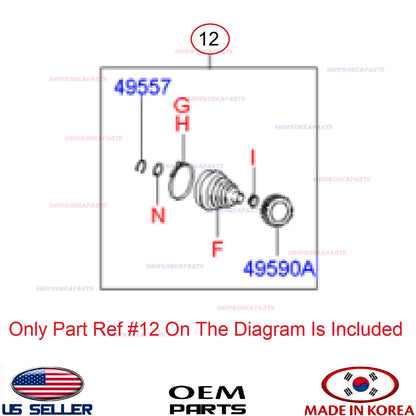 GENUINE Front Drive Shaft Inner Boot Kit RIGHT ⭐OEM⭐ Hyundai Accent 2012-2017