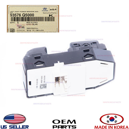 GENUINE Front RIGHT Door Window Main Control Switch ⭐OEM⭐ Kia Seltos 2020-2024