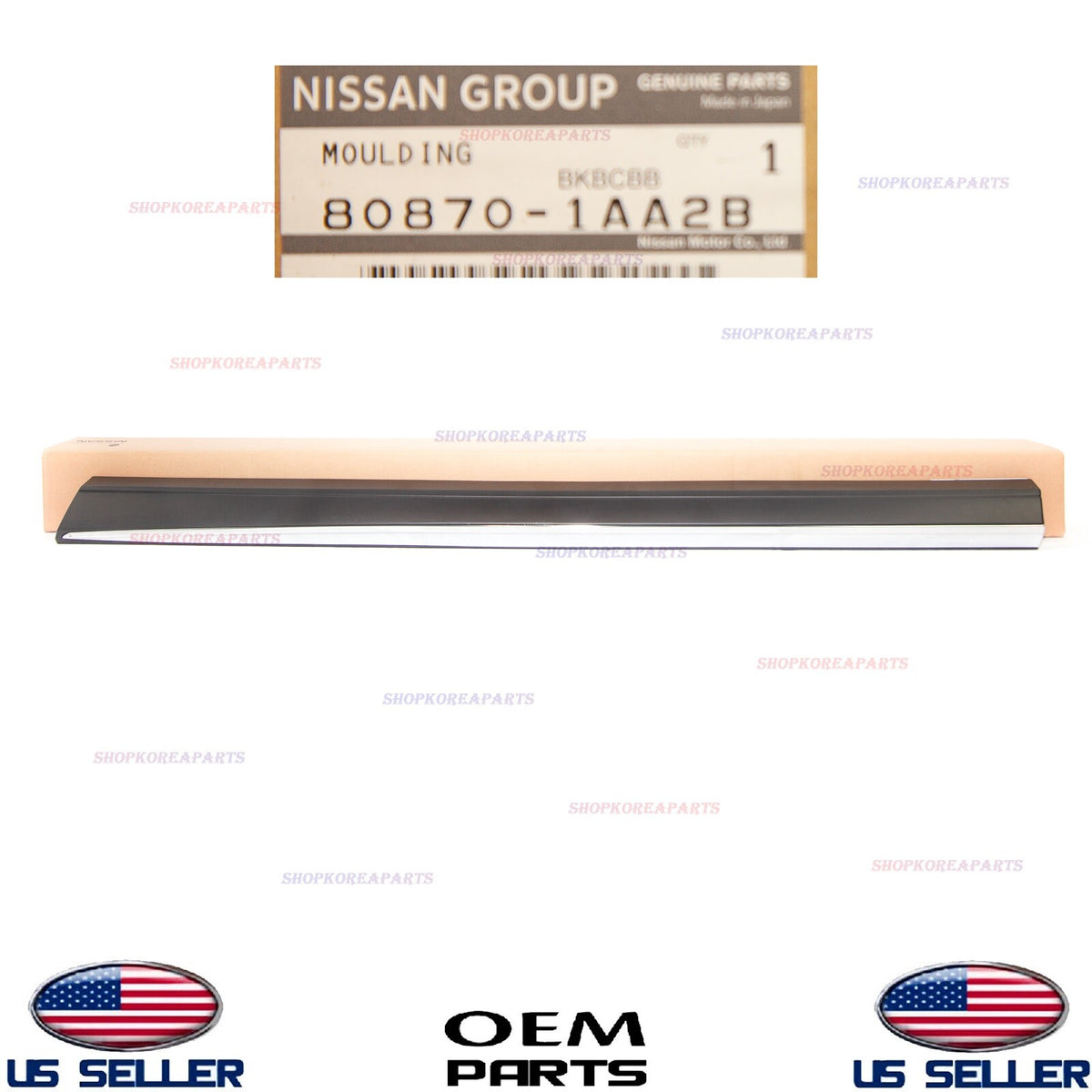 GENUINE Front Door Trim Moulding Lower RIGHT Passenger Side OEM MURANO 2009-2014