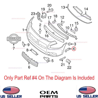 GENUINE Bumper Front Bracket Mounting Driver Side ⭐OEM⭐ NISSAN MAXIMA 2009-2014