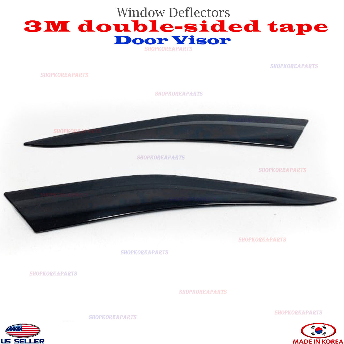 ⭐6pcs⭐ Door Visors for 2020-2025 Kia Seltos Window Visors Black Trim Side Guard