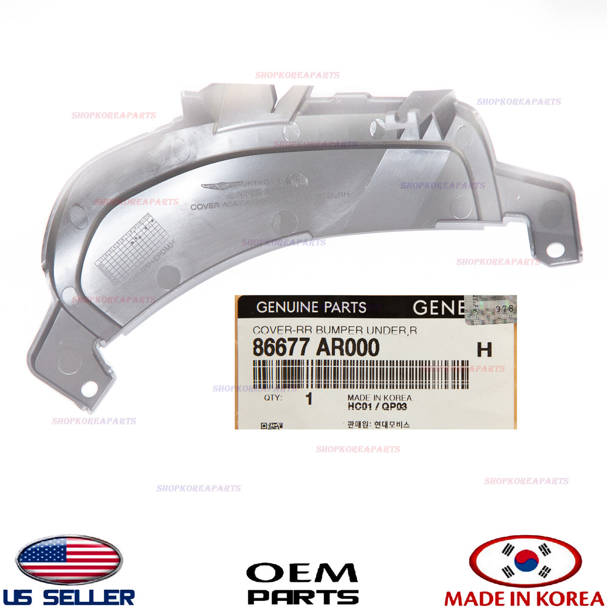 GENUINE Rear Bumper Corner Cover Panel RIGHT Passenger Side ⭐OEM⭐ GV70 2022-25