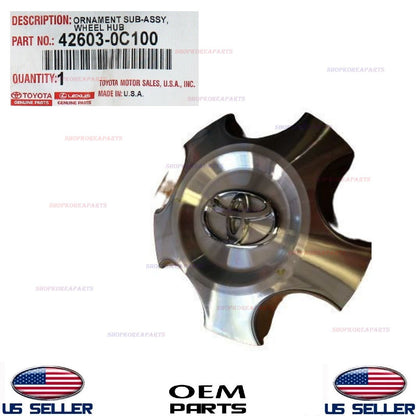 GENUINE OEM Wheel Center Hub Cap Silver 2008–2017 Toyota Sequoia