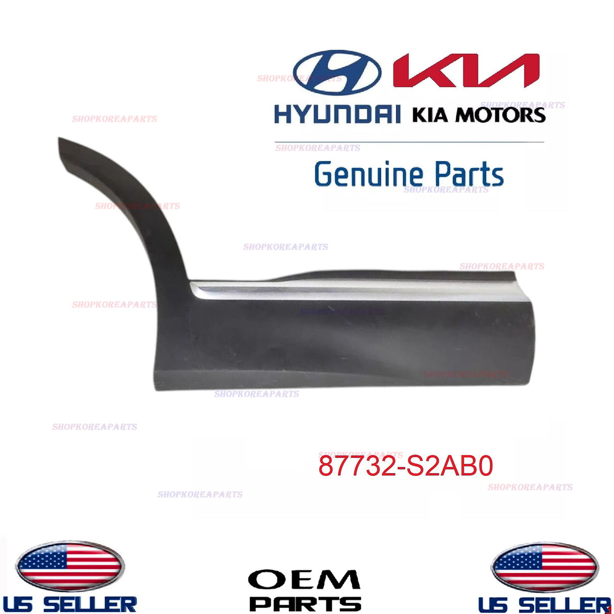 GENUINE Rear Door Lower Molding RIGHT Passenger Side OEM Santa Fe 2021-2023