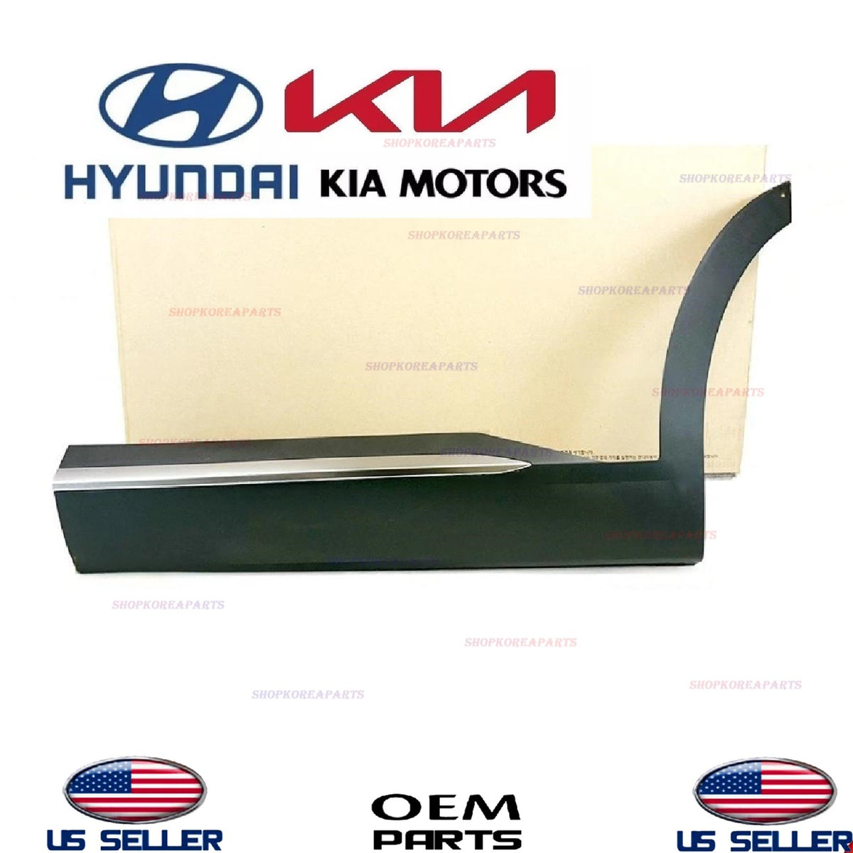 GENUINE Rear Door Lower Molding LEFT Driver Side OEM Sorento HYBRID 2024-25