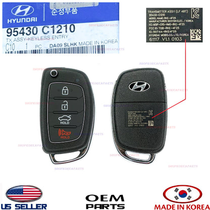 Sonata 2018-2019 GENUINE FOB Smart Key Remote ( Remote Only ) OEM 95430C1210