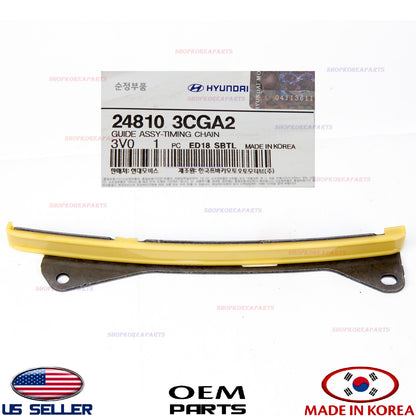 GENUINE Lower Engine Timing Chain Cam Tensioner Guide Hyundai Kia 3.3-3.8L 12-19