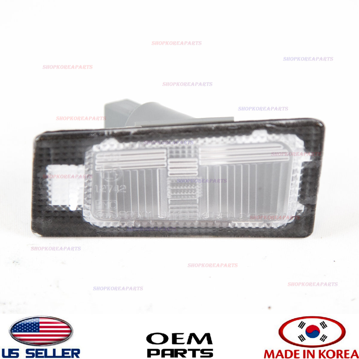 GENUINE OEM Left Driver Side Rear License Plate Lamp Light 2011–16 Elantra Forte