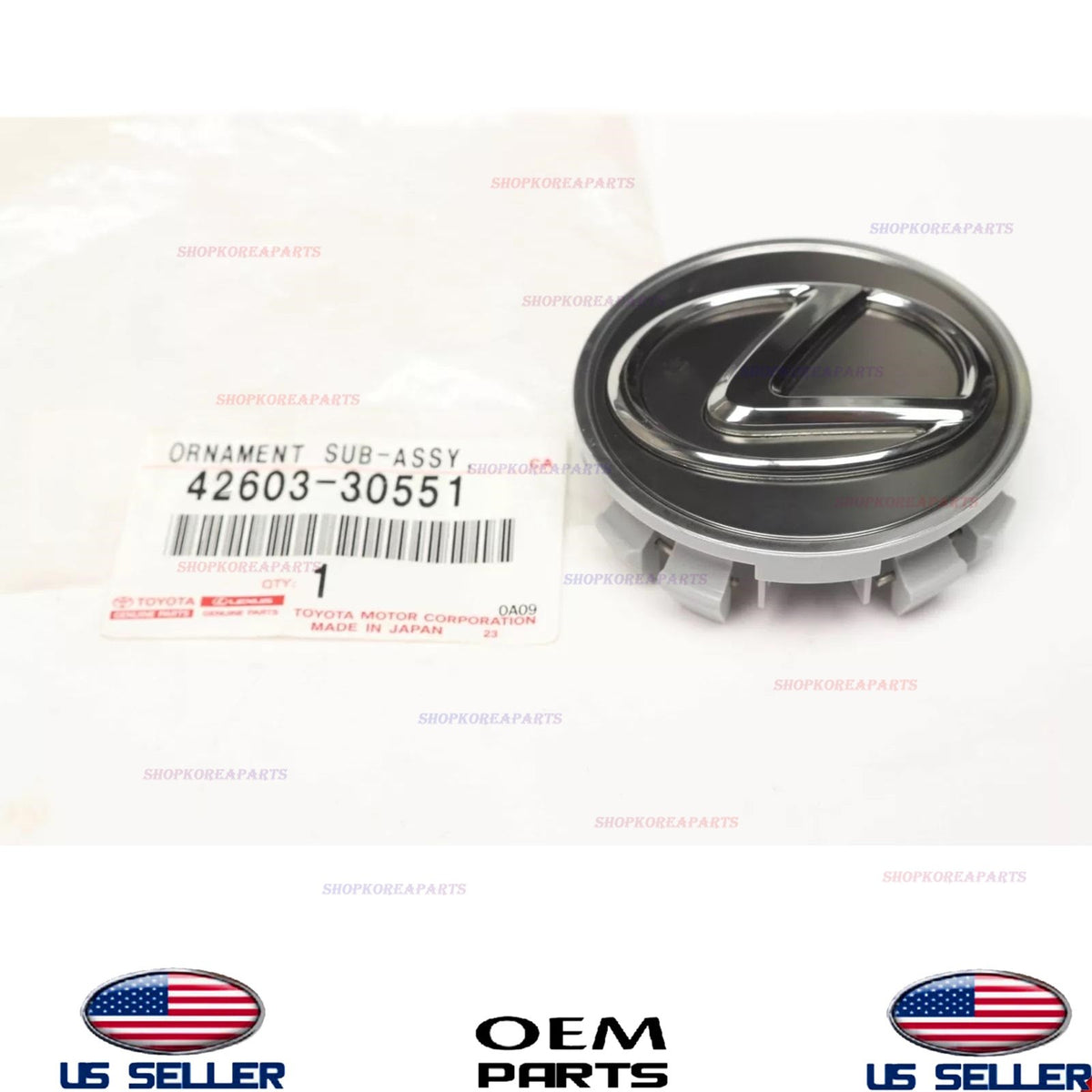 GENUINE OEM Wheel Center Hub Cap 2012-2021 Lexus 42603-30551