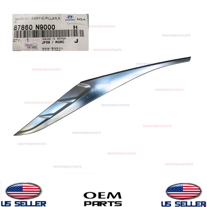 GENUINE OEM Rear Quarter D-Pillar Molding Right Passenger Side 2022-2025 Tucson