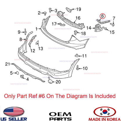 GENUINE Rear Bumper Mounting Bracket Right Passenger Side SANTA FE SPORT 2013-18