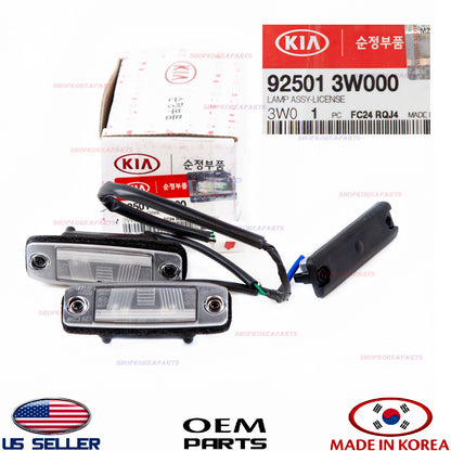 GENUINE Rear License Plate Lamp BOTH SIDES + Handle ⭐OEM⭐ SPORTAGE 2011-2016