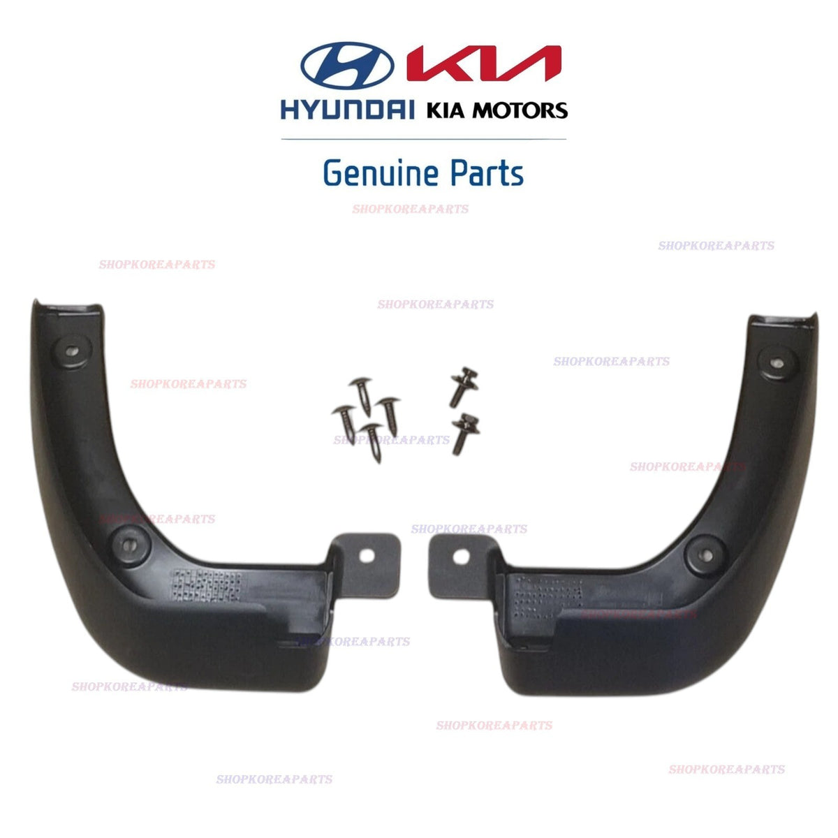 FITS: 11 - 17 KIA RIO 4DR FRONT SPLASH GUARD MUD FLAP SET OEM NEW