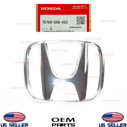 GENUINE Front Grille Emblem OEM Civic Hybrid 03-08 Sedan 06-08 / Element 07-08