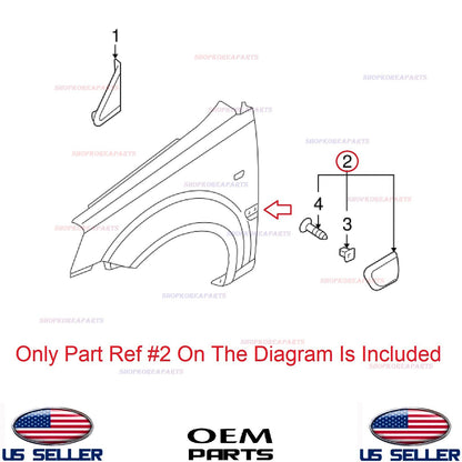 GENUINE Front Fender Molding Garnish LEFT Driver Side ⭐OEM⭐ KIA RIO 2010-2011