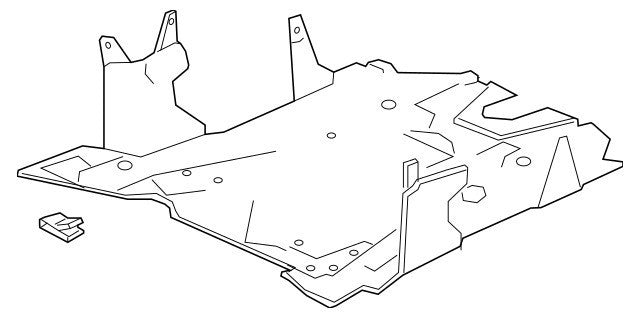 GENUINE OEM Engine Under Cover Splash Shield Lower 2016-2021 Honda Civic 1.5L