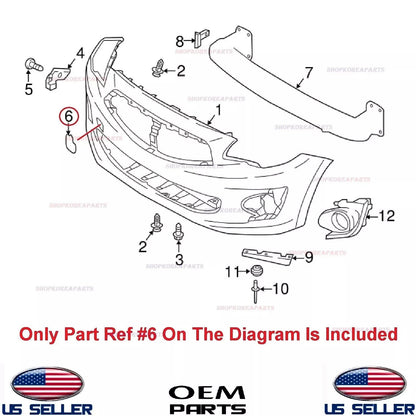 GENUINE Front Bumper Tow Eye Hook Cap Cover BLUE ⭐OEM⭐ Mirage G4 2017-2020