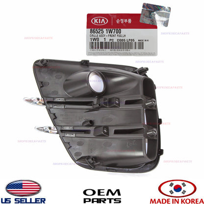 GENUINE Front Fog Lamp Cap Cover LEFT Driver Side OEM Rio HATCHBACK 2016-2017