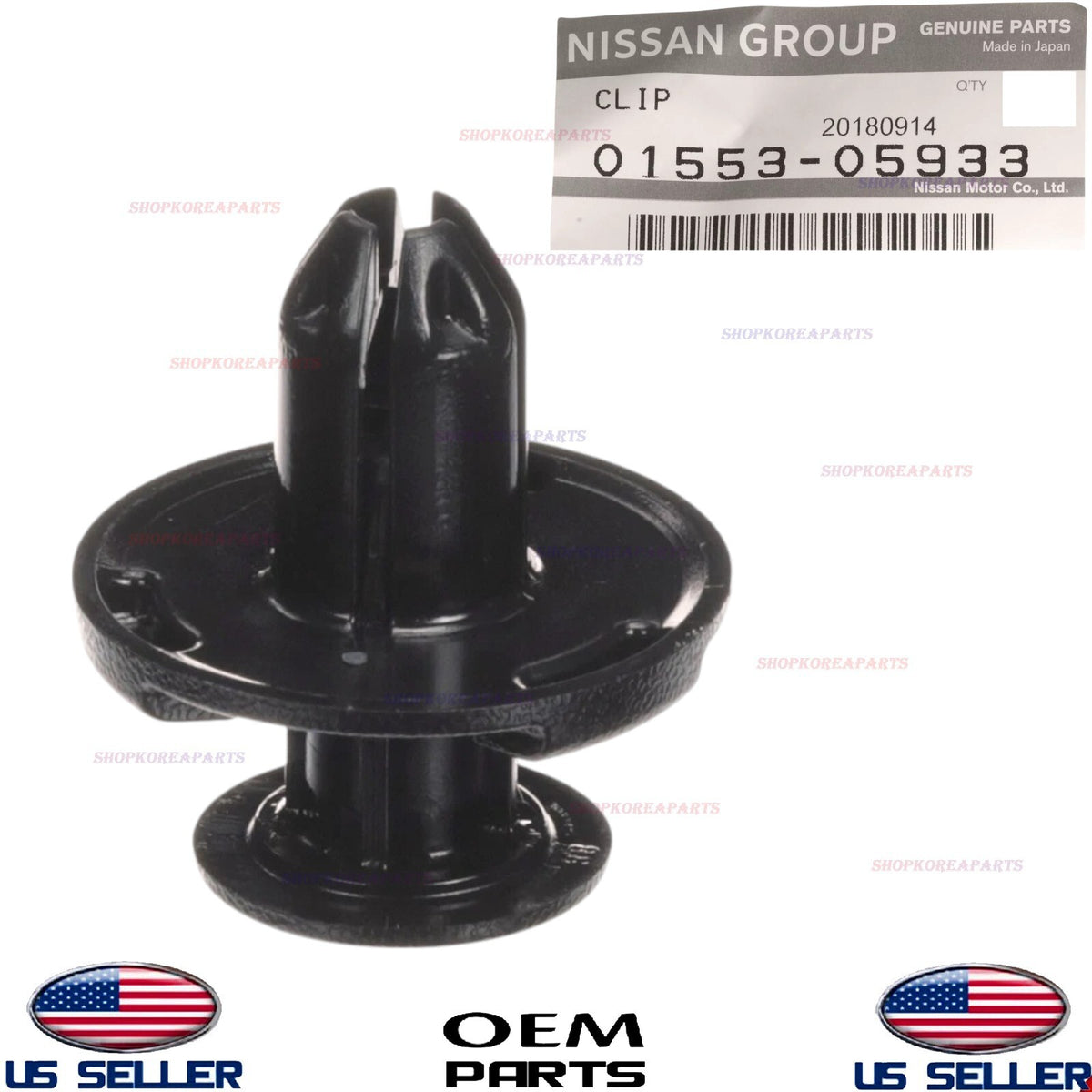 GENUINE OEM Fender Liner Clip 2003–2025 Nissan Infiniti 01553-05933