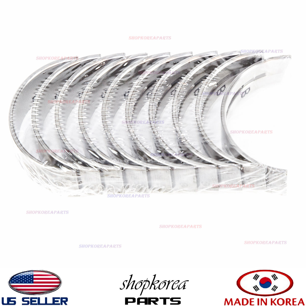 CRANKSHAFT MAIN BEARING SET! 10PCS fits VARIOUS HYUNDAI KIA 2.0L 2.4L 210202G100