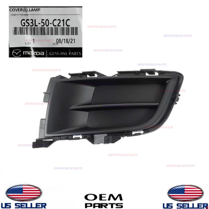 GENUINE OEM LEFT Driver Side Bumper Fog Lamp Cover Mazda6 2009-2013 GS3L-50-C21C