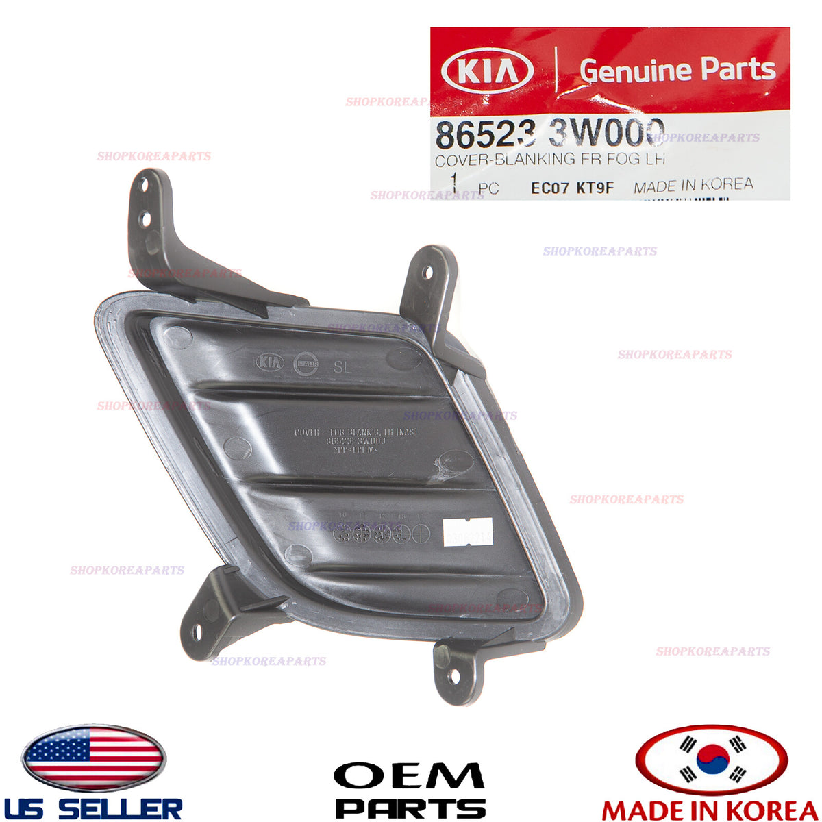 GENUINE Front Bumper Fog Lamp Hole Cover LEFT Driver Side OEM Kia Sportage 11-13