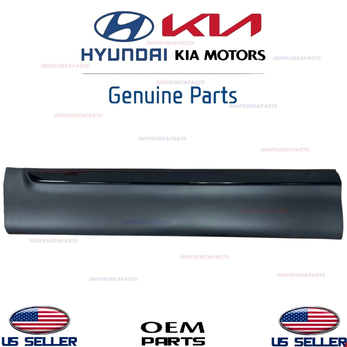 GENUINE OEM Front Door Driver Side Lower Molding Garnish 2020-2022 Kia Telluride