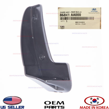 GENUINE Mud Guard Flaps Splash Shield Rear LEFT ⭐OEM⭐ Elantra Sedan 2021-2023