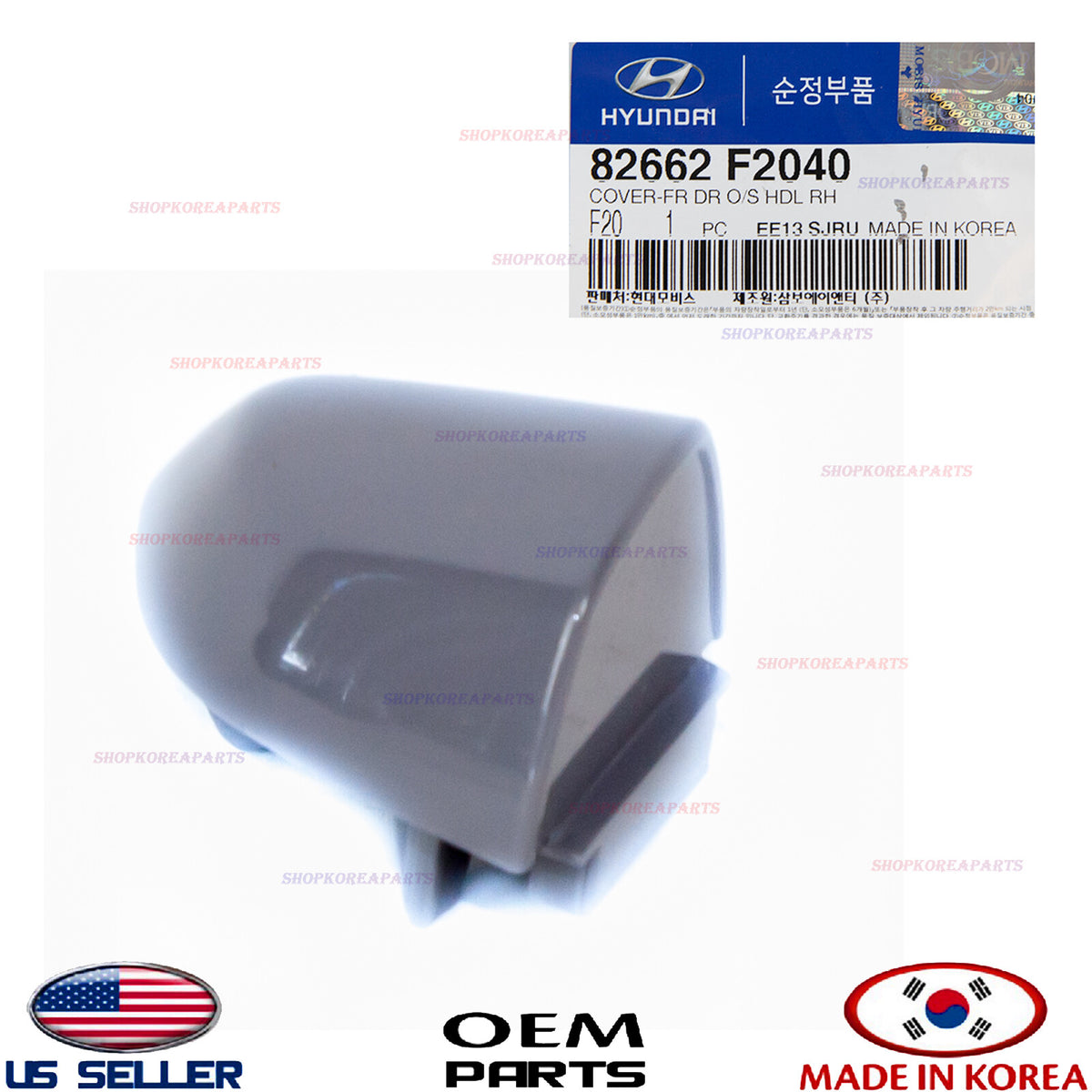 GENUINE Cover Handle Rear Door Outside RIGHT Rassenger Side Elantra 2017-2020
