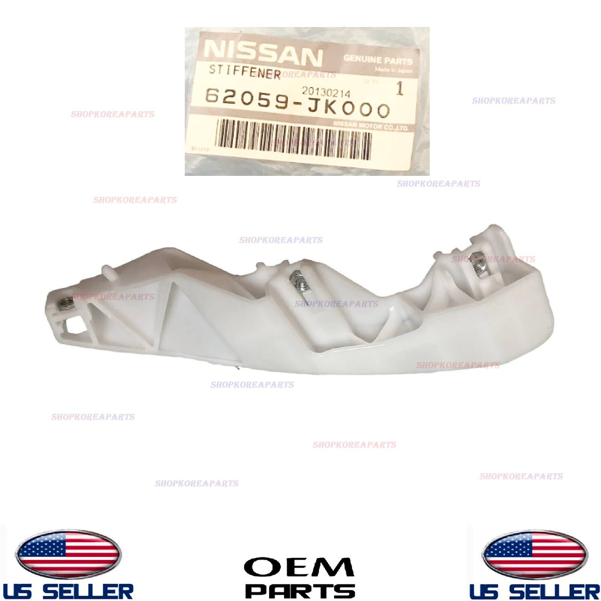 GENUINE Front Bumper Bracket LEFT Driver Side OEM Infiniti Sedan G35 G37 G25 Q40