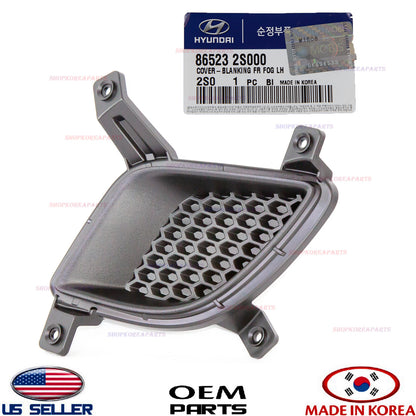 GENUINE Front Bumper Left Driver Side Fog Light Grille Hole Cover 2011-15 Tucson