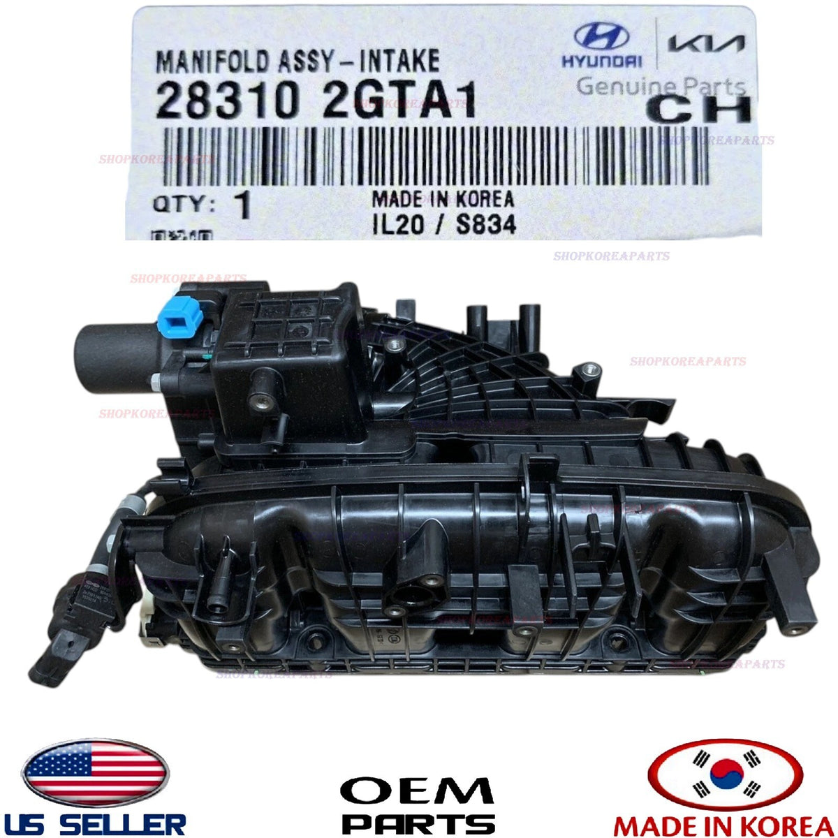 GENUINE Intake Manifold 2015-22 Sonata Santa Fe Optima Sorento Sportage 2.0L