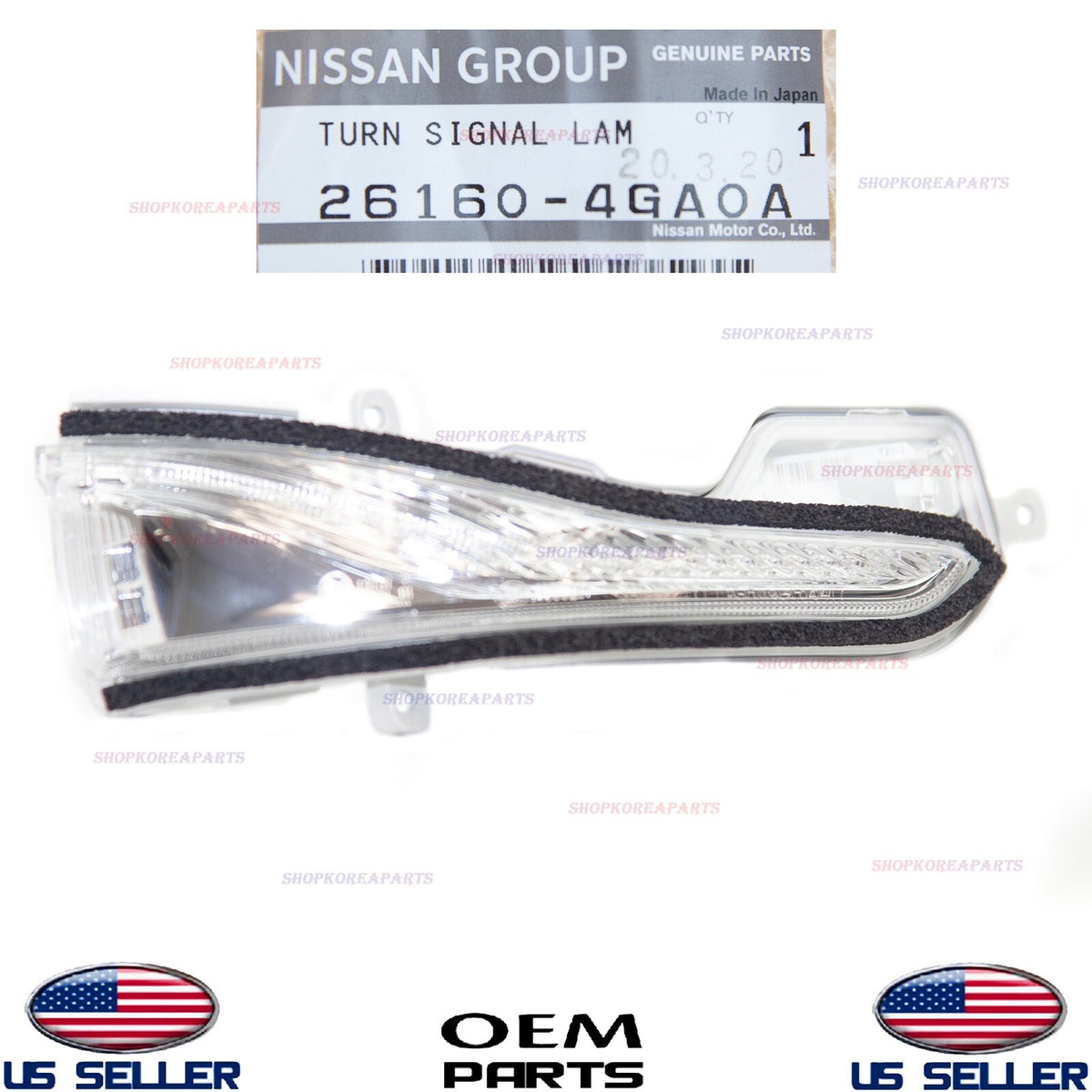 GENUINE Outside Mirror Turn Signal Lamp Right⭐ INFINITI 14-24 *See compatibility