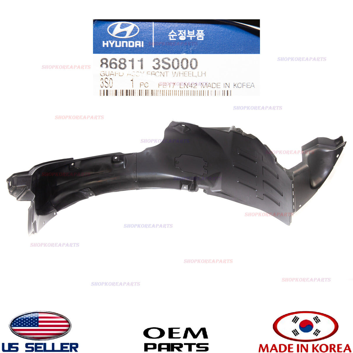 GENUINE Fender Liner Front LEFT Driver Side ⭐OEM⭐ HYUNDAI SONATA 2011-2013