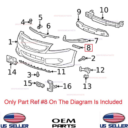 GENUINE Front Bumper Bracket RIGHT Passenger Side OEM Accord 2dr Coupe 2008-12