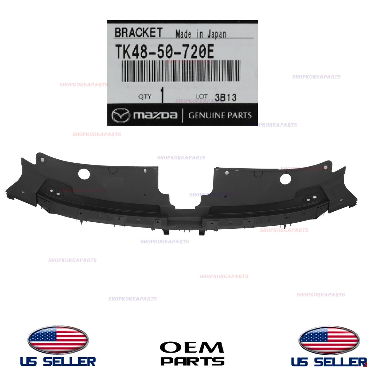 GENUINE Mount Panel Bracket Grille Radiator 2016-2023 Mazda CX-9 TK48-50-720E