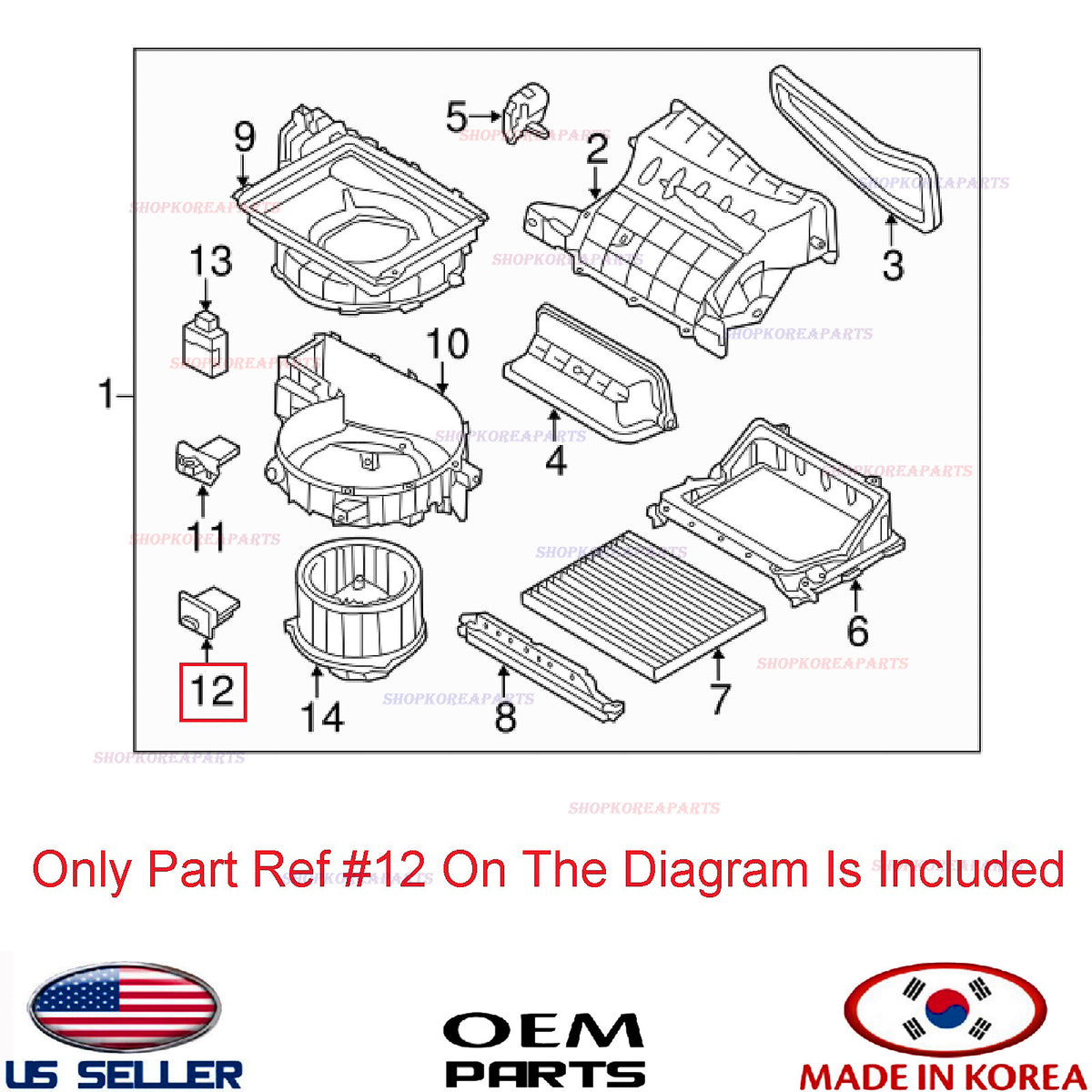 GENUINE HVAC Blower Motor Resistor ⭐OEM⭐ HYUNDAI KIA *See compatibility